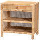 Ruby Mahogany & Rattan Collection, Console Table