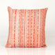 Coral Pillow Cover, Jane Churchill Fabric, Pink/Red Pillow, 24x24