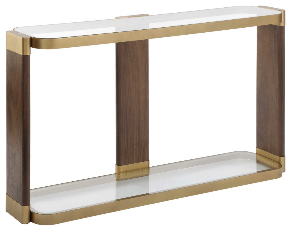 Uttermost Ryles Glass Console Table