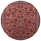 Ahgly Company Indoor Round Mid-Century Modern Area Rugs, 6' Round