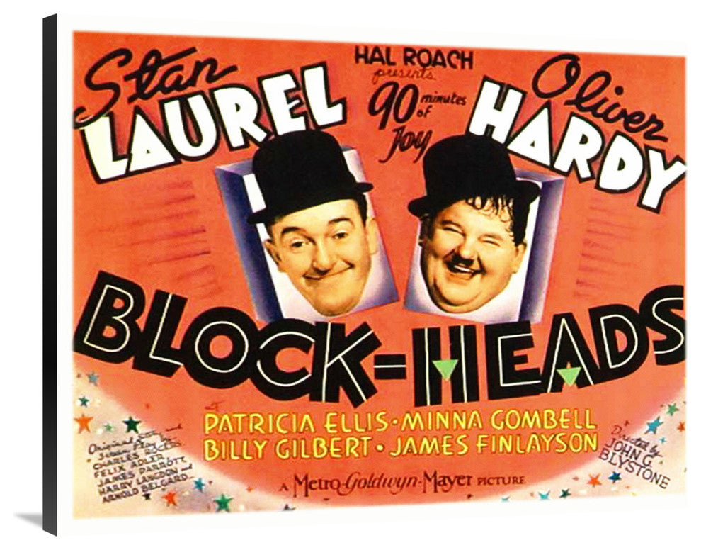 "Laurel & Hardy - Block-Heads, 1938" Canvas by Hollywood Photo Archive, 40x31"