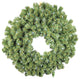 4' Sequoia Wreath Pre-Lit With Pure White LEDs