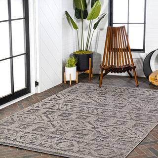 Citta High-Low Pile Mediterranean Tile Indoor/Outdoor Runner Rug