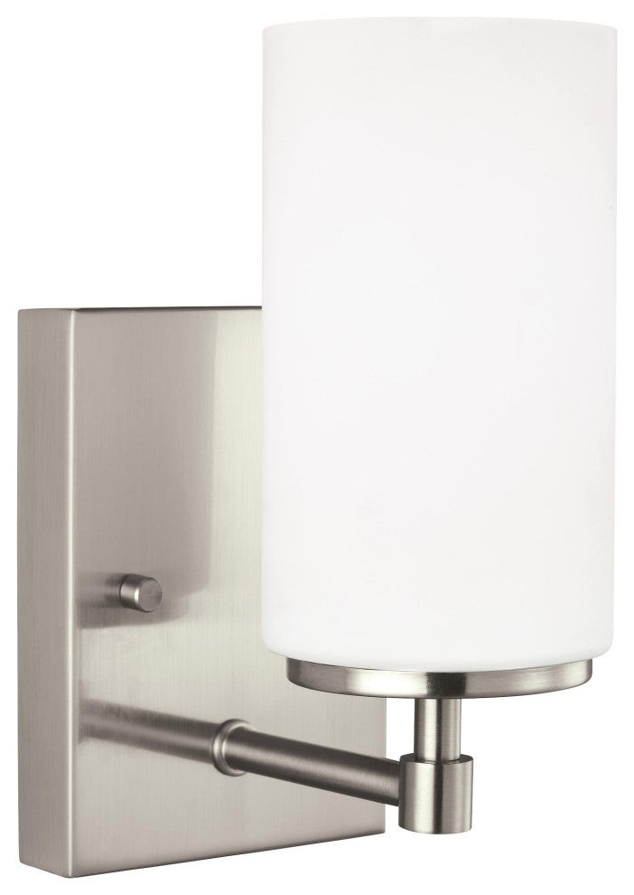 Alturas 1-Light Wall/Bath Sconce, Brushed Nickel