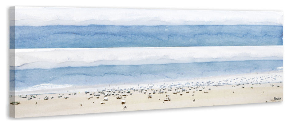 "House Ipanema" Fine Art Canvas Print, 30"x10"