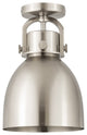 Innovations Lighting 710-1F-SN-M712-8SN-LED Bell 1 Light 8" Flush Mount