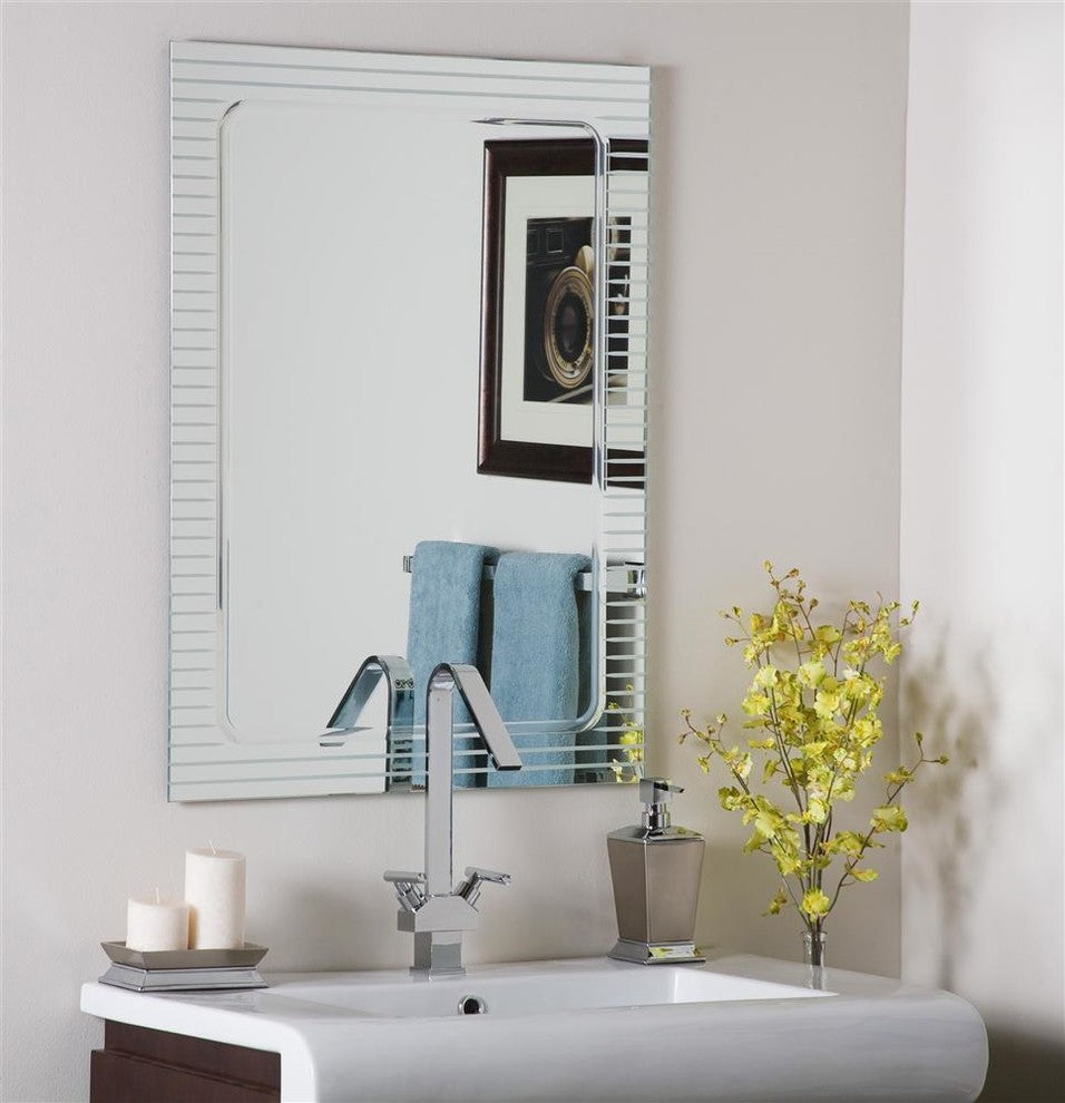 Frameless Deco Mirror