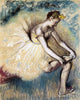 Edgar Degas Dancer Putting on Her Slipper, 20"x25" Wall Decal