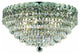 Elegant Century Flush Mount, Chrome Finish With Royal Cut Crystal