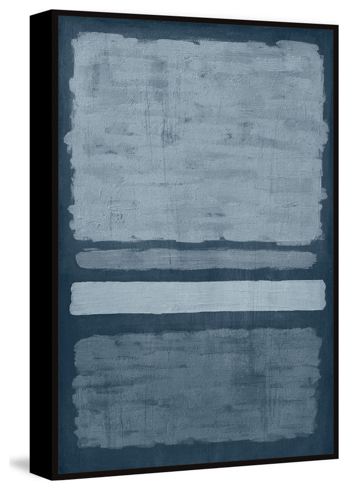 "Narrow Lanes" Floater Framed Painting Print on Canvas, 40x60