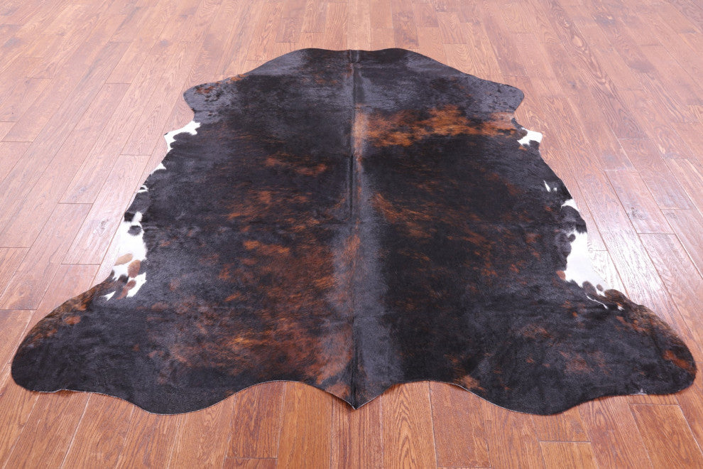 6' 5" X 6' 3" Natural Cowhide Rug C2206