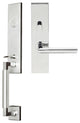 Stockholm Lever, Mortise Entry Handleset, Right Hand, Polished Stainless Steel