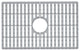 VIGO Silicone Protective Bottom Grid for Single Bowl Kitchen Sink, Gray, 24" L X 15" W