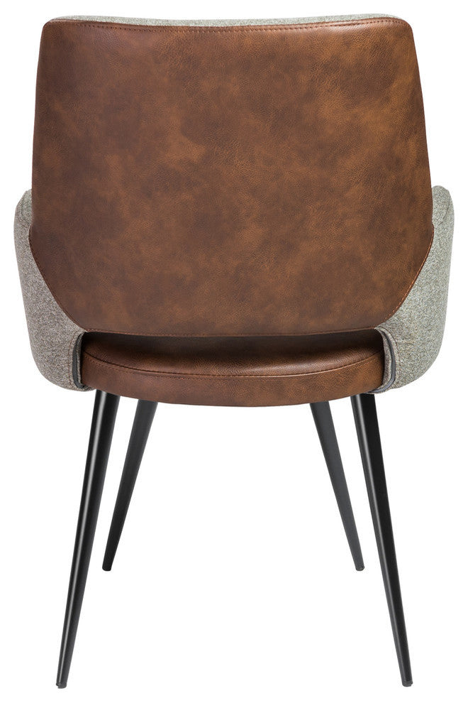 Desi Arm Chair, Dark Brown