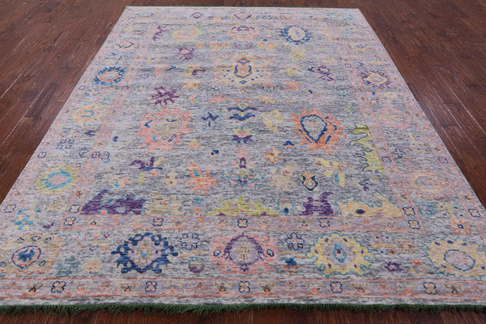 8' 4" X 10' 0" Turkish Oushak Handmade Wool Rug - Q16044