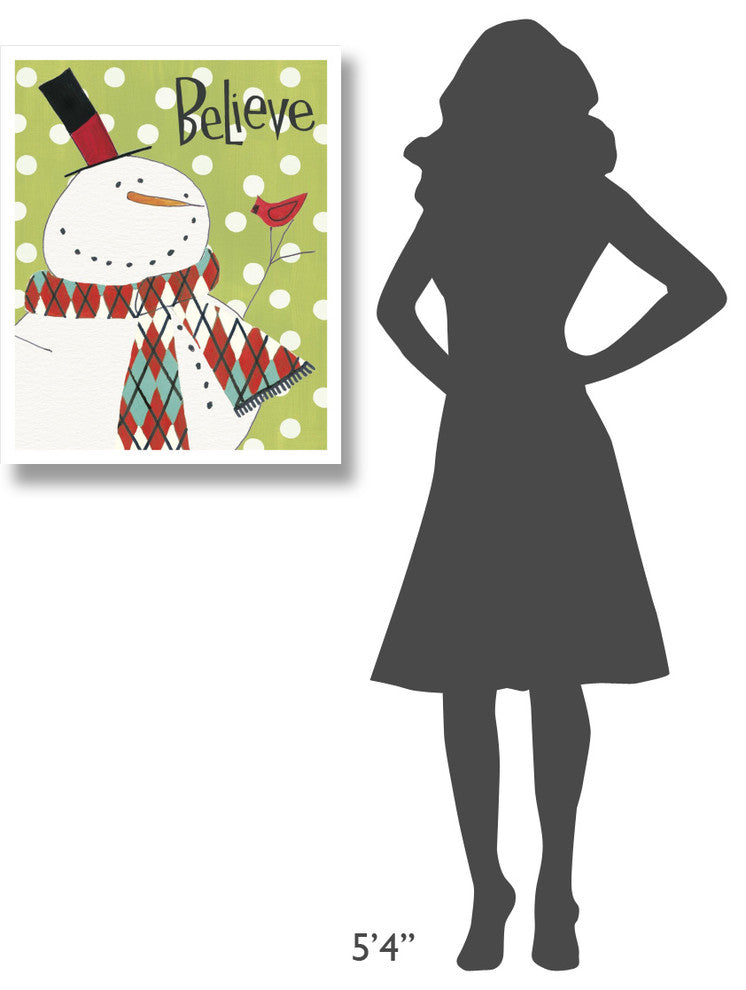 "Whimsy Winterland I" Digital Paper Print by Anne Tavoletti, 24"x30"