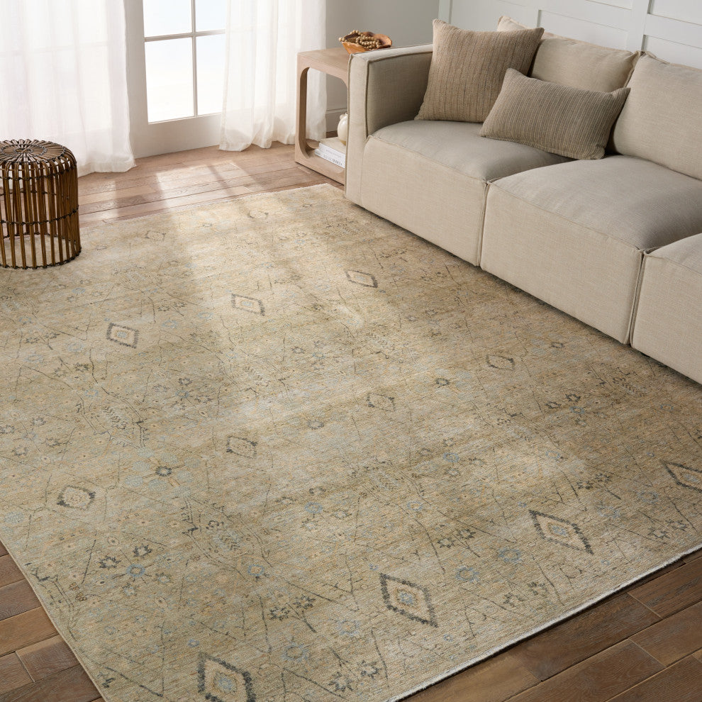 Jaipur Living Maisie Medallion Green/ Blue Runner Rug 2'6"X8'