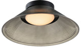 ET2 E22082-138 Jensen 12"W Semi-flush Ceiling Fixture - Black