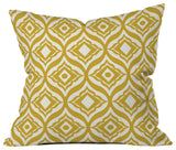 Heather Dutton Trevino Yellow Outdoor Throw Pillow