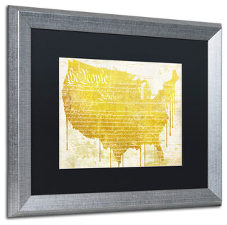 Color Bakery 'American Dream II', Silver Frame, Black Mat, 20x16
