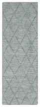 Nourison Wool Haven 2' x 6' Blue Modern Indoor Rug