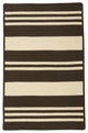 Colonial Mills Bayou Braided Rug, Brown, 2x9