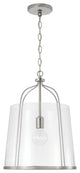 Capital Lighting, 347011BN, 14"Wx19"H 1-Light Pendant
