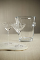 Malden Optic Martini Glasses, Set of 4, Clear