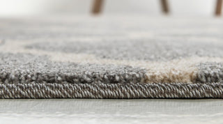 Rug Unique Loom Trellis Light Gray Rectangular 5' 0 x 8' 0