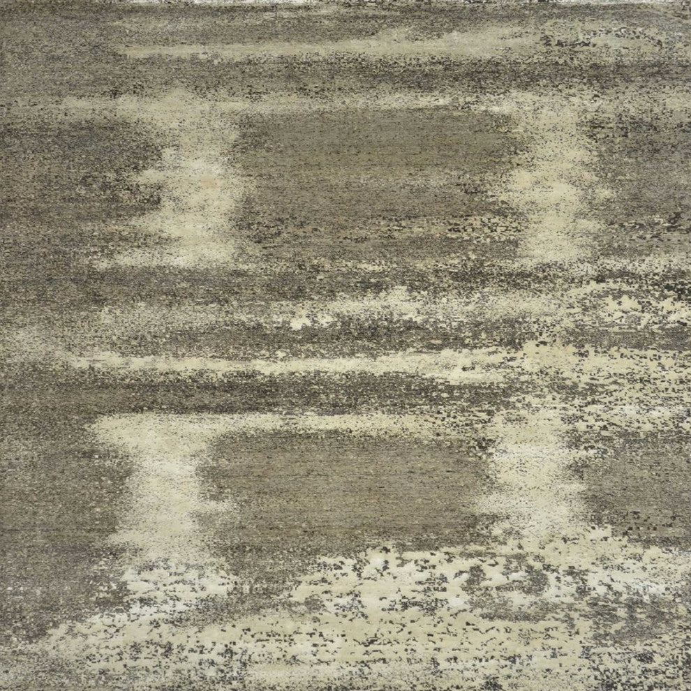 Ahgly Company Indoor Square Mid-Century Modern Area Rugs, 4' Square