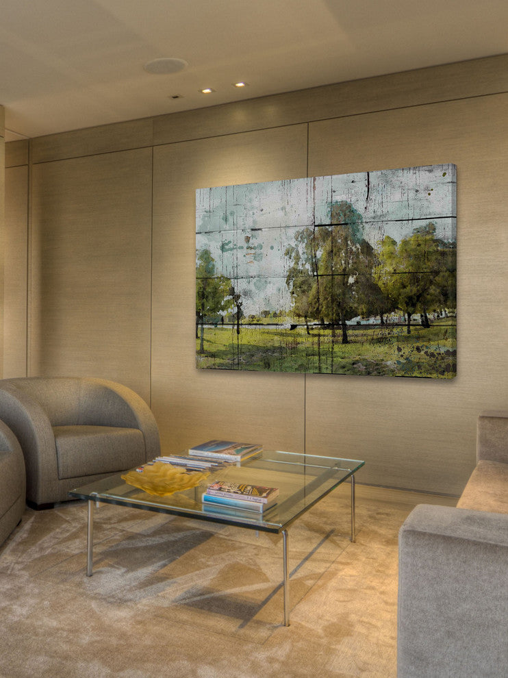 "Green Park" Painting Print on Canvas by Irena Orlov