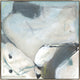 30x30 Flow of Wind VI, Framed Artwork, Silver
