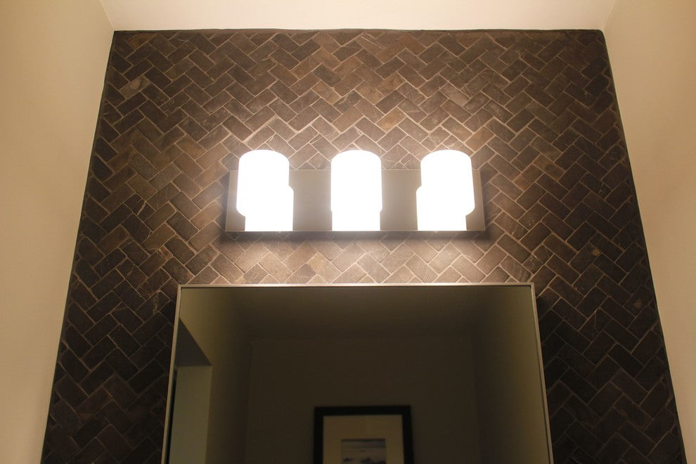 Grey pencil stone mosaic tile, natural light gray, 15x12 sheet