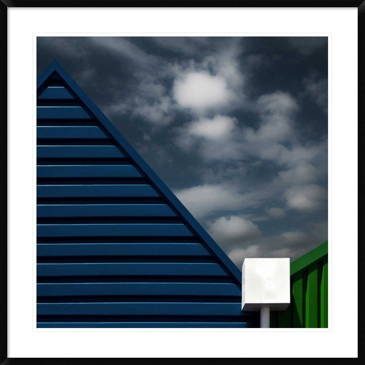 "Water Collector" Framed Digital Print by Gilbert Claes, 38"x38"