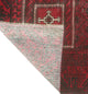 Fine Vintage Distressed Bebegula Red/Charcoal Rug, 3'10x7'0