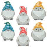 Terracotta Animal Gnome, 6-Piece Set