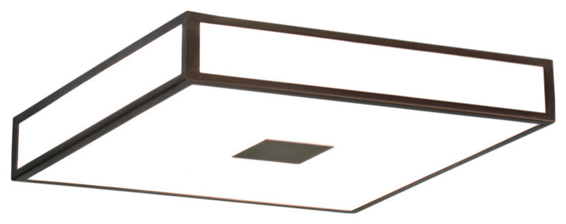 Astro Mashiko 400 Square, Dimmable Bathroom Ceiling Light (Bronze)