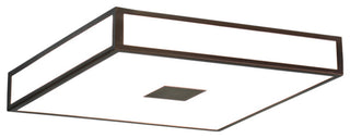Astro Mashiko 400 Square, Dimmable Bathroom Ceiling Light (Bronze)