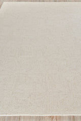 Caprice Handmade Hand-Tufted Wool Beige/Ivory Area Rug, 9'x12'