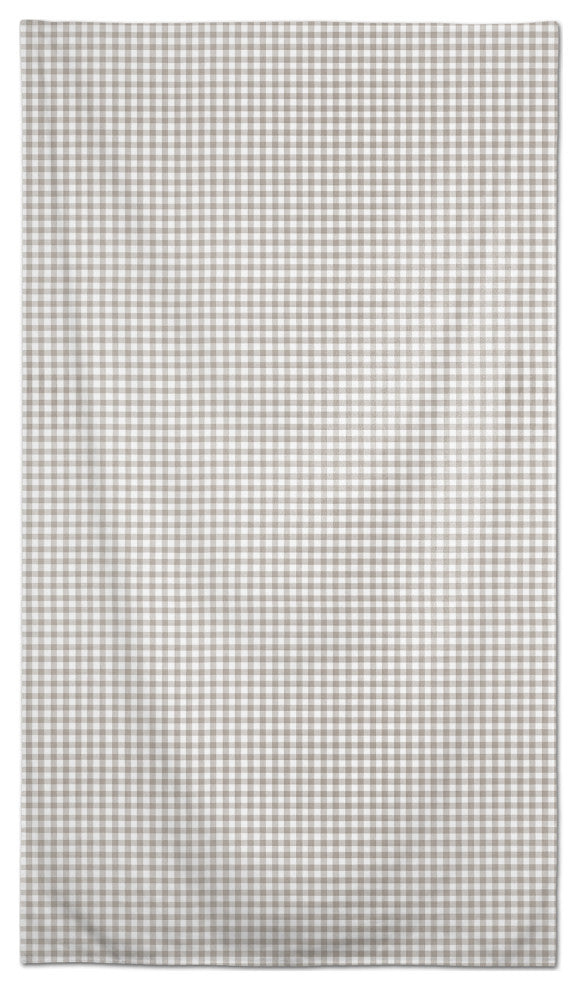 Gray Buffalo Check 58x102 Tablecloth