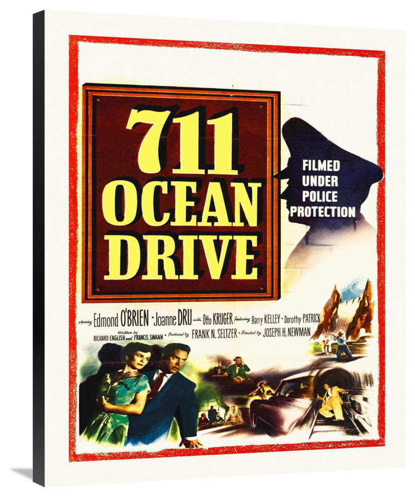 "711 Ocean Drive" Stretched Canvas Giclee by Hollywood Photo Archive, 29x36"