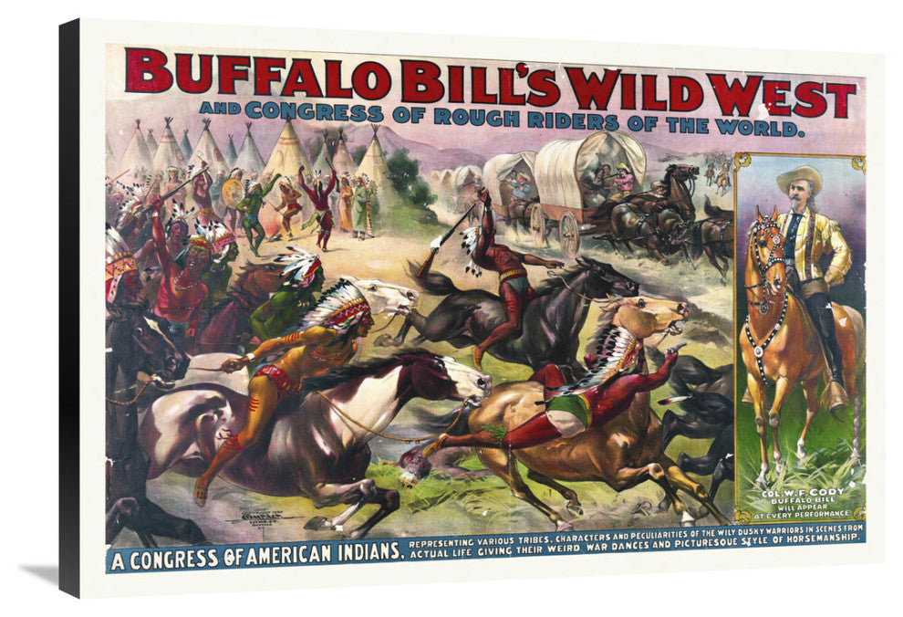 Buffalo Bill's Wild West And Congress Of Rough Riders Of The World, 1, 36x25