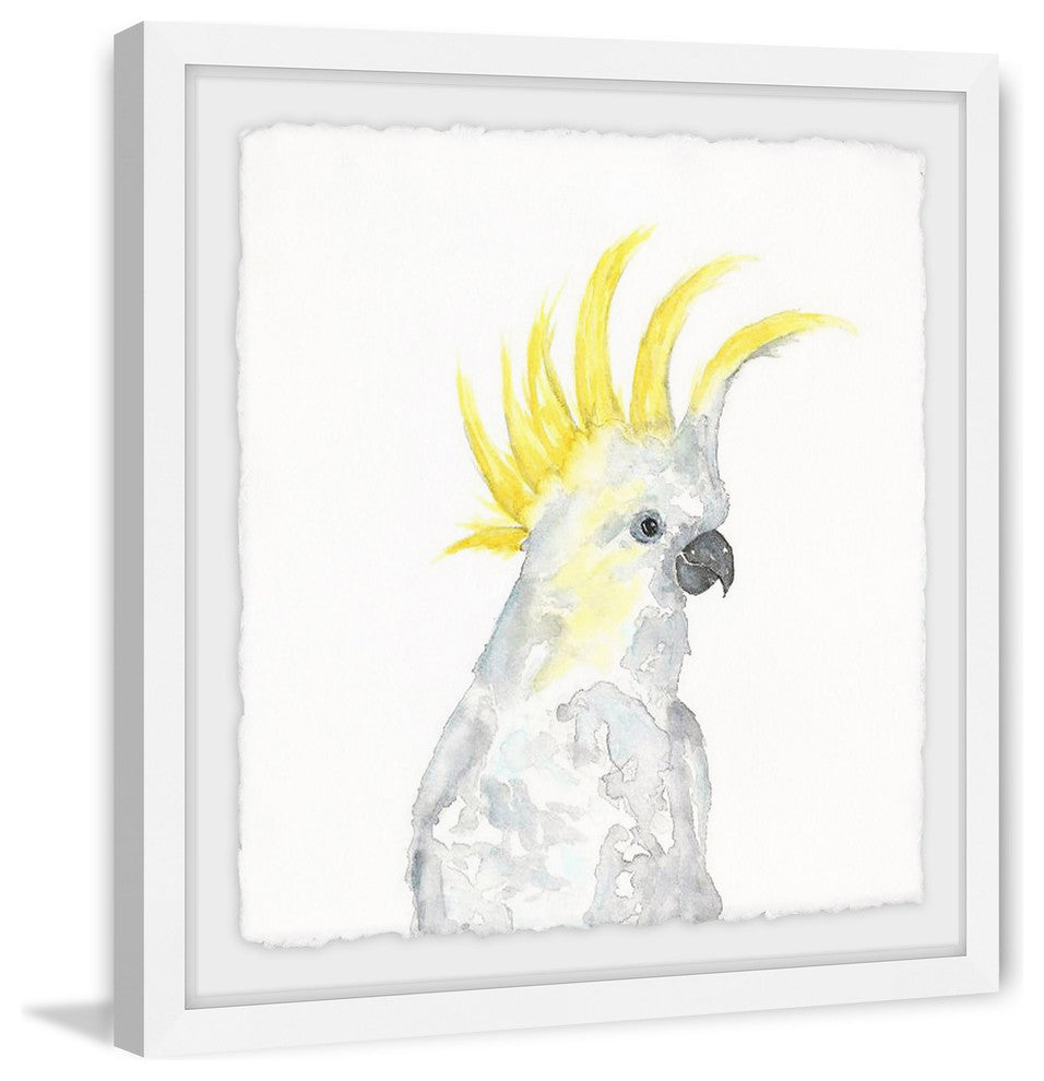 "Cockatoo II" Framed Painting Print, 12"x12"