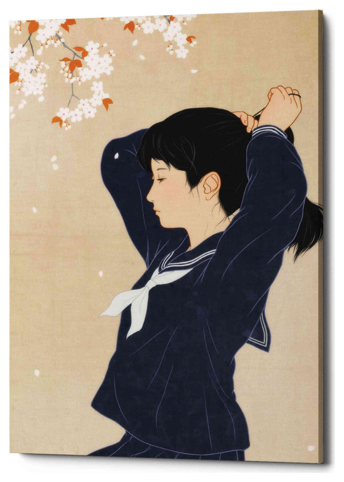 Epic Graffiti 'Spring' by Sai Tamiya, Giclee Canvas Wall Art, 40"x54"