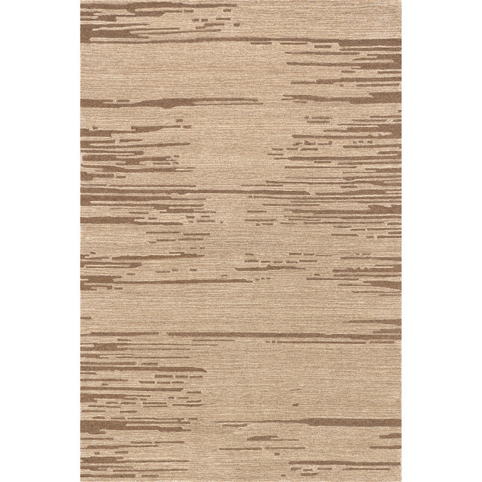 Barun Wool Area Rug, Beige 9'x12'