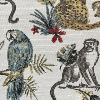 Plutus Multi-Color Jungle Luxury Throw Pillow, Multi-Color, 20" x 36" King