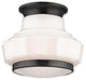 Hudson Valley Odessa 1-Light Semi Flush, Old Bronze