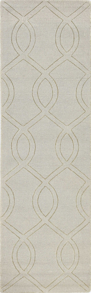 8' x 10' Beige Polyester Rug