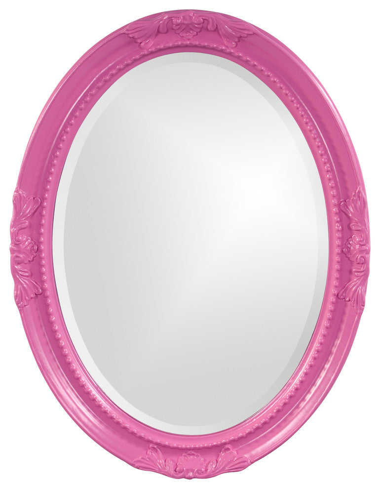 Queen Ann Mirror, Hot Pink