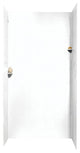 Swan 36x48x96 Solid Surface Shower Wall Surround, White